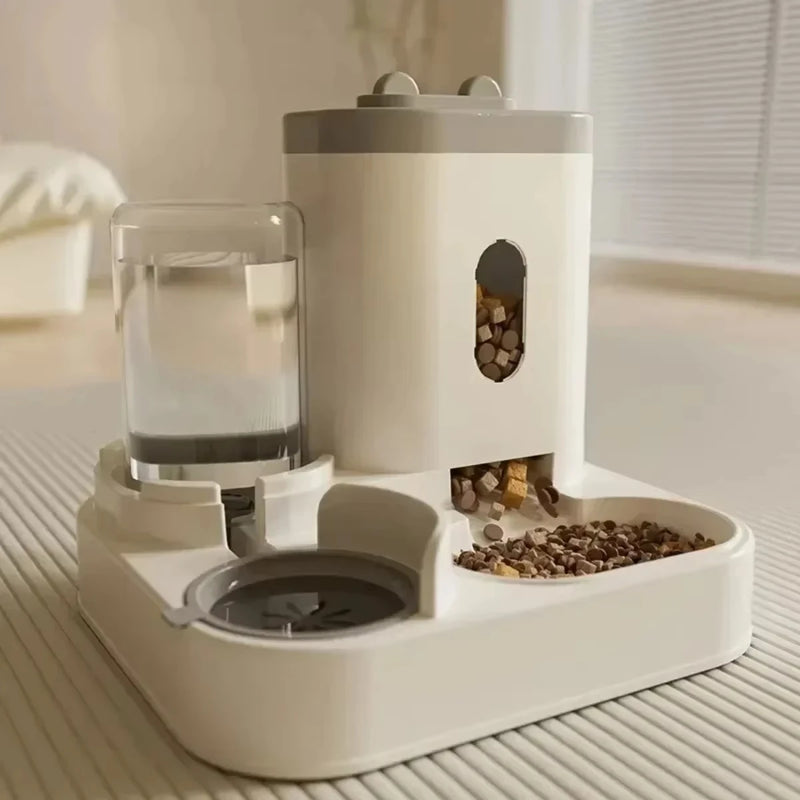Comedouro Automático para Cães e Gatos com Bebedouro – Dispenser de Ração e Água com Grande Capacidade
